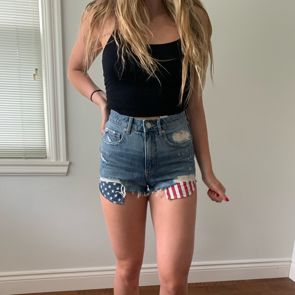 GARAGE jean shorts
